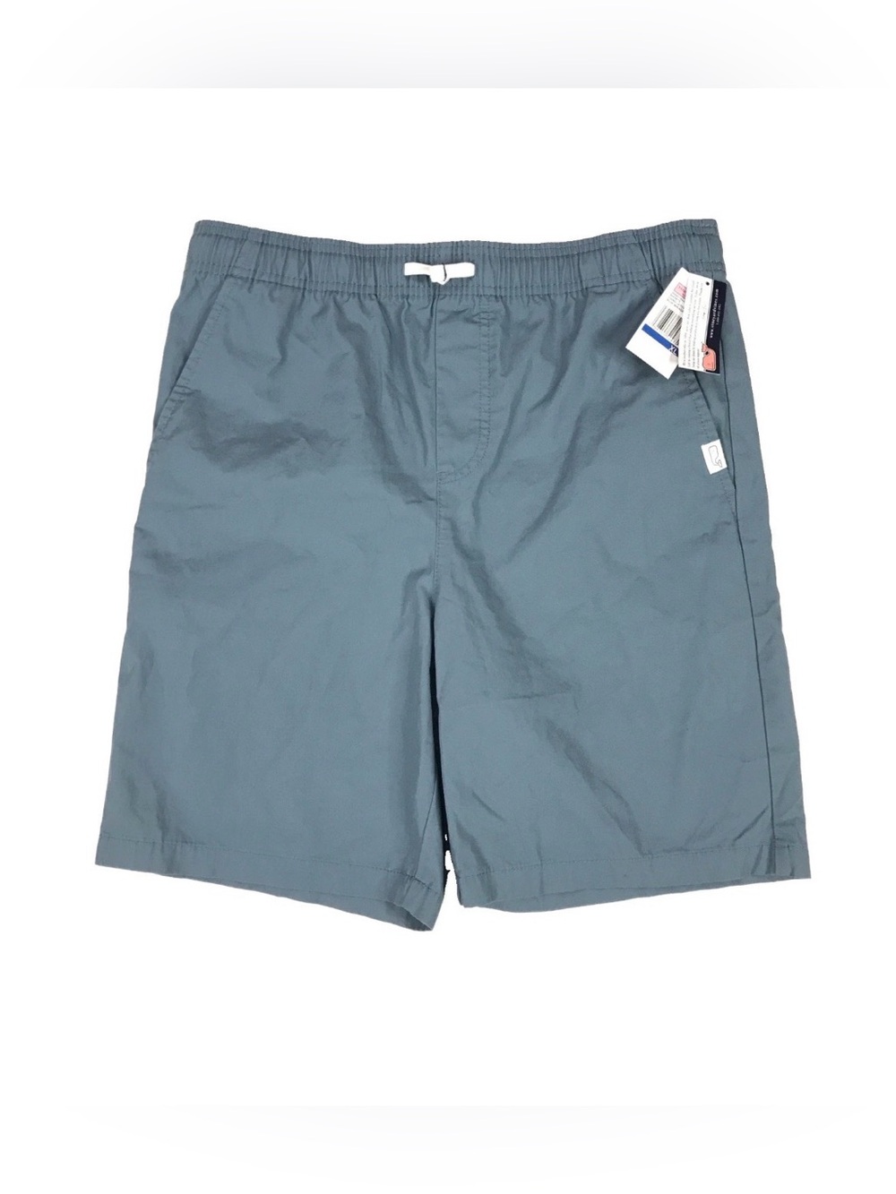 Vineyard Vines Chino Jetty Shorts Youth XL Blue 7” Inseam Linerless Pull On BNWT